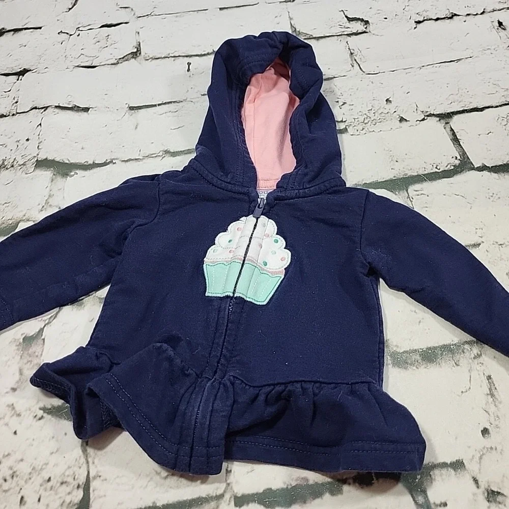 Carters 3pc Lot Girls NB-3mos Leggings T-Shirt Bodysuit With Sweatshirt